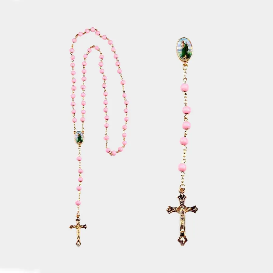 Jesus Cross Beaded Design Rosary Necklaces — wholesale Apparel & Accessories by the case