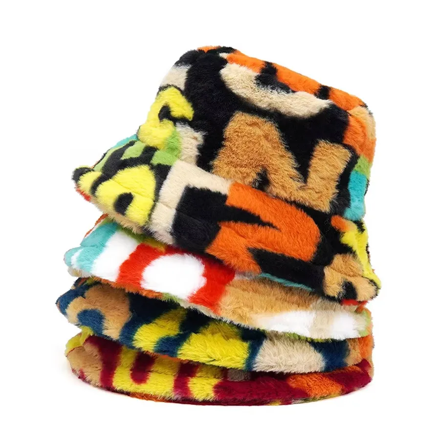 Winter Warm Fluffy Bucket Hat For Women's - Assorted — wholesale Fidgets & Sensory by the case