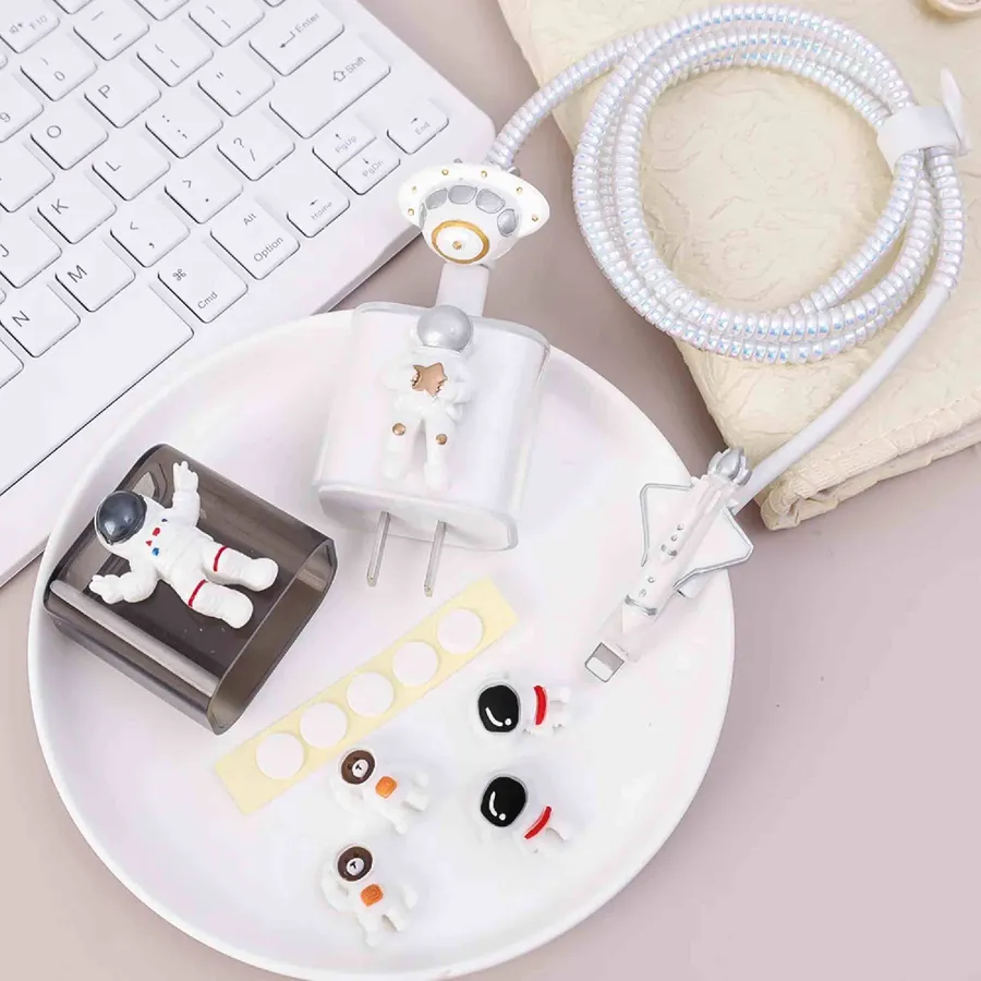 Charger Protector Cable With Cover- Assorted — wholesale Tech & Gadgets by the case