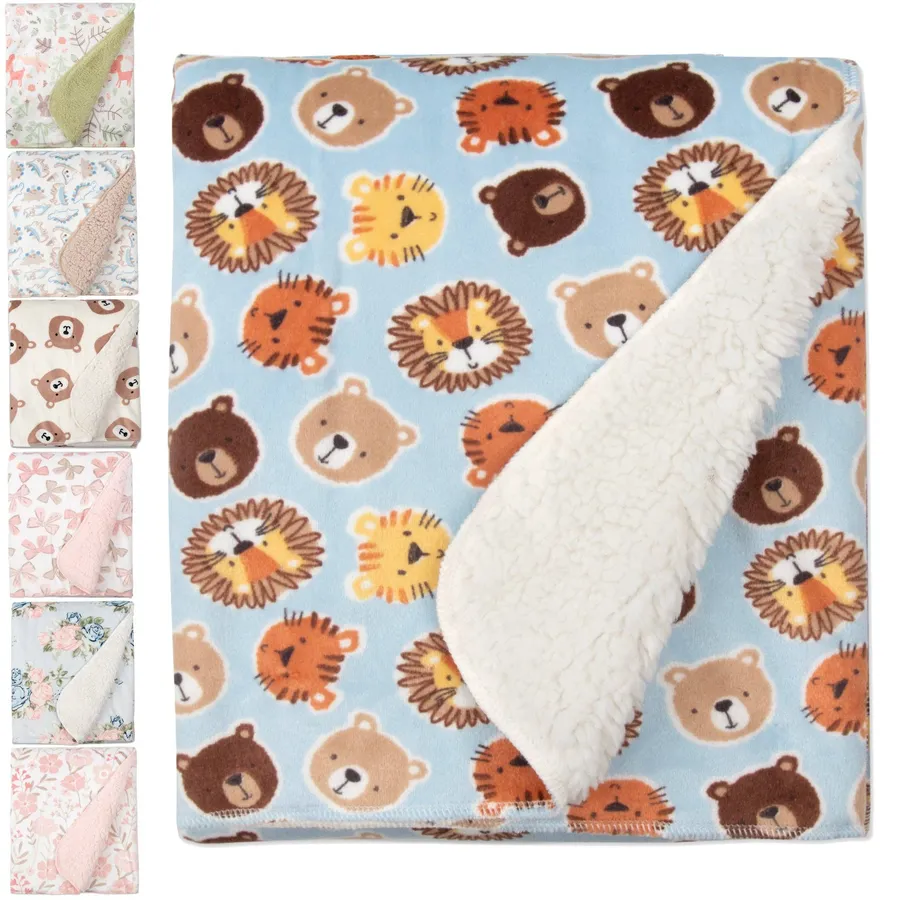 Baby Plush & Sherpa Soft Blankets 35" x 30" - Single Prints — wholesale Plush & Squishies by the case