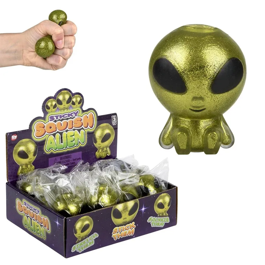 Squish and Sticky Alien Toy: Fun Sensory Keeraft Home Gifts — wholesale Fidgets & Sensory by the case