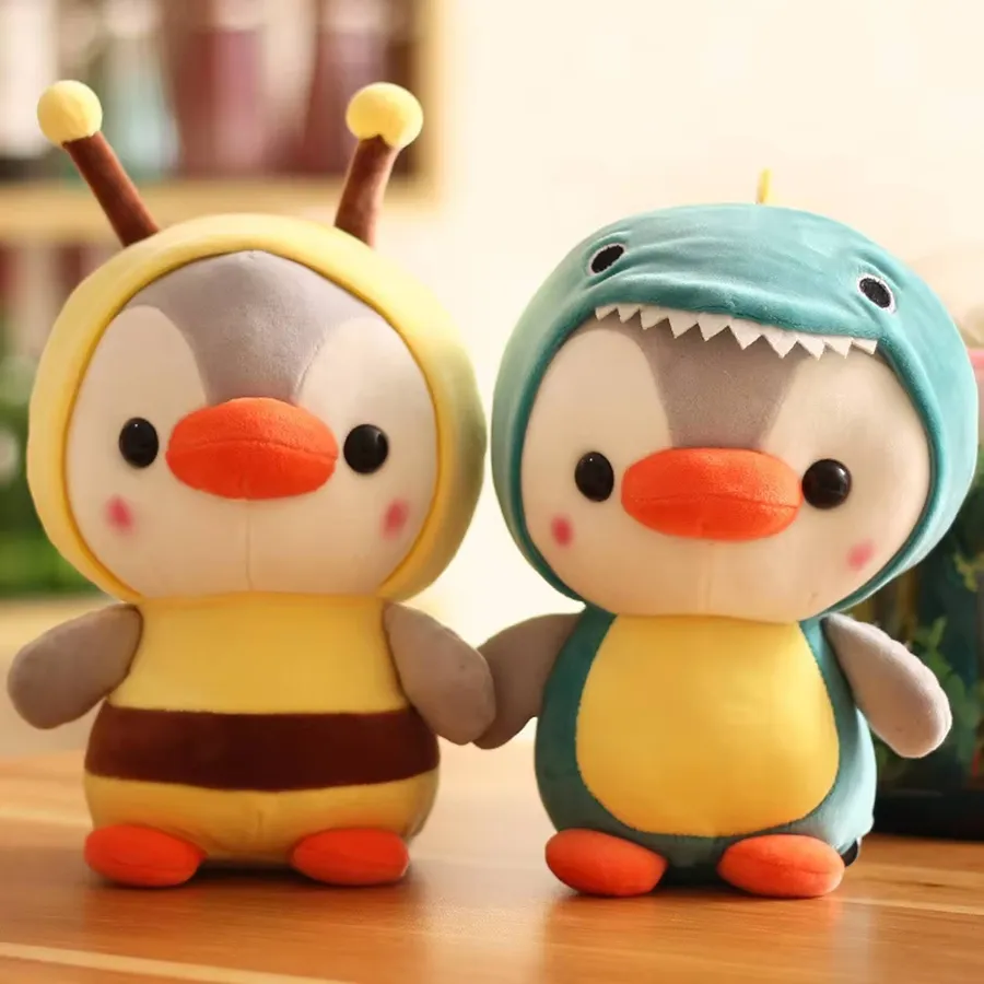 Little Soft Plush Penguin Frog Kids Toy - Assorted — wholesale Plush & Squishies by the case
