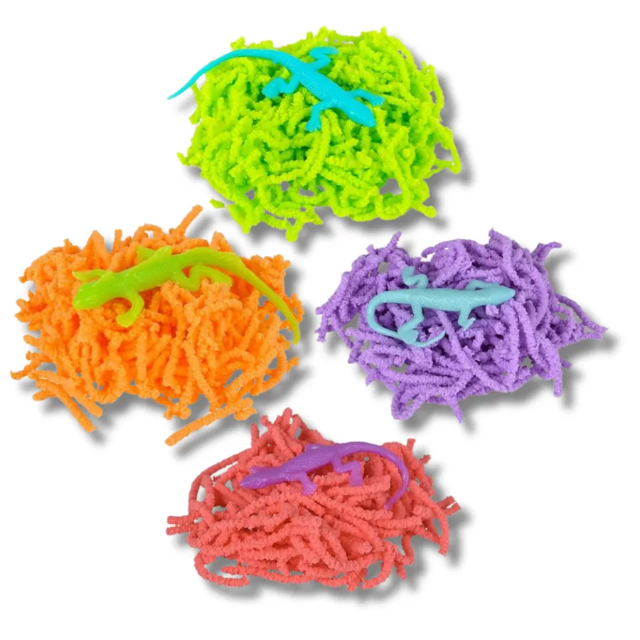 Wiggle Wormy Lizard Putty Fidget Kids Toy- Assorted — wholesale Fidgets & Sensory by the case