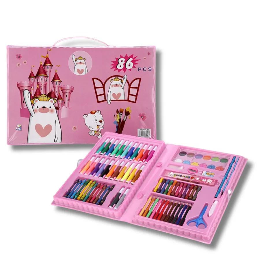 Creative Art & Activity Set For Kids- 86 Pcs Assorted — wholesale More Wholesale Goods by the case