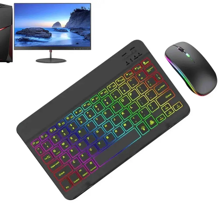 Universal 2.4G Wireless Keyboard Mouse Set — Gullee Gadgets — wholesale Kitchen & Drinkware by the case