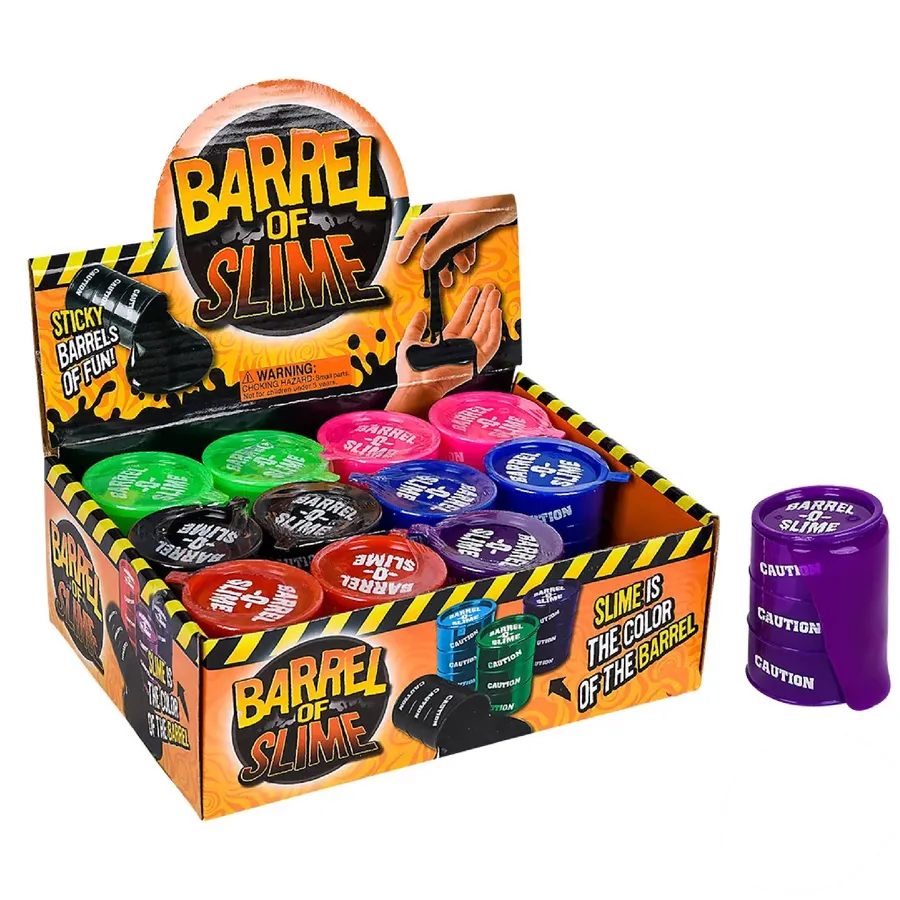 Barrel of Slime for Kids Colors — wholesale Fidgets & Sensory by the case