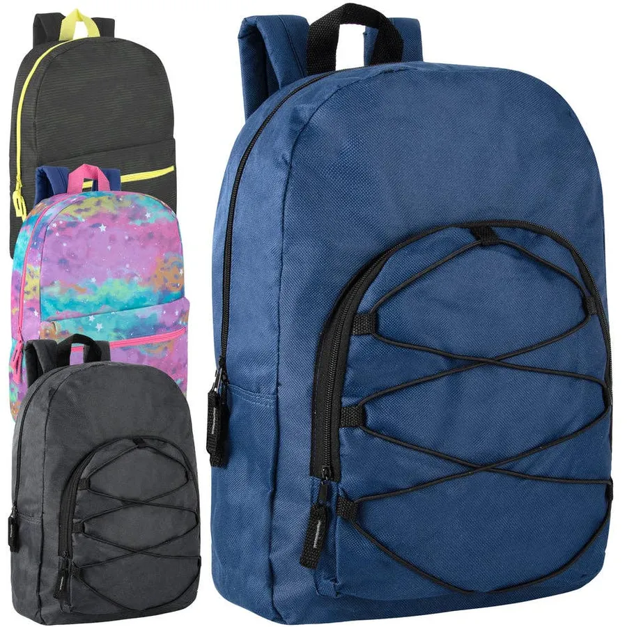 17-Inch Back To School Backpack – Assorted — wholesale Bags & Backpacks by the case