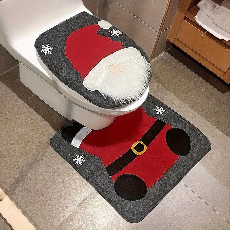 Toilet Cover Set | Xmas Theme | Christmas — wholesale Seasonal & Holiday by the case