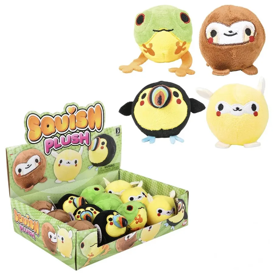 Squish Plush Animals Kids Toy - Assorted — wholesale Plush & Squishies by the case