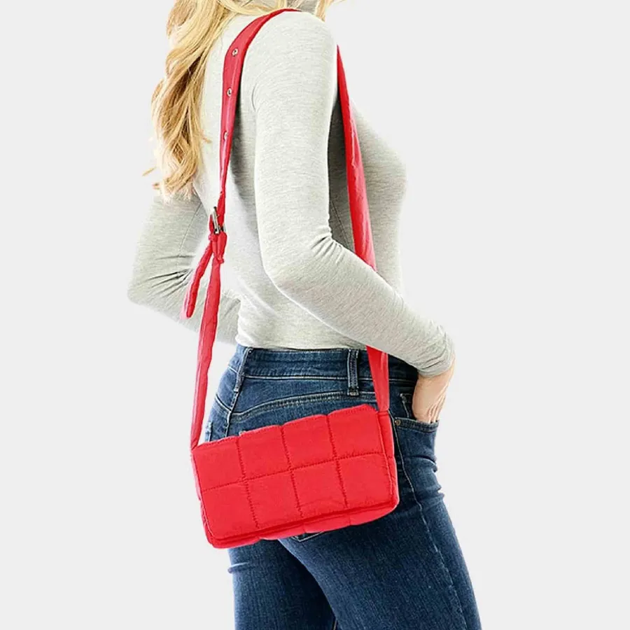 Puffer Crossbody Bag For Women's - Assorted — wholesale Bags & Backpacks by the case