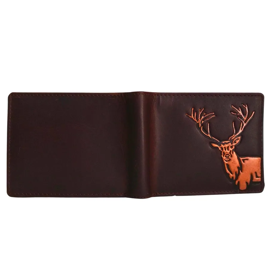 Elk Brown RFID Protected 3D Printing Men Home Decores — wholesale Home & Décor by the case