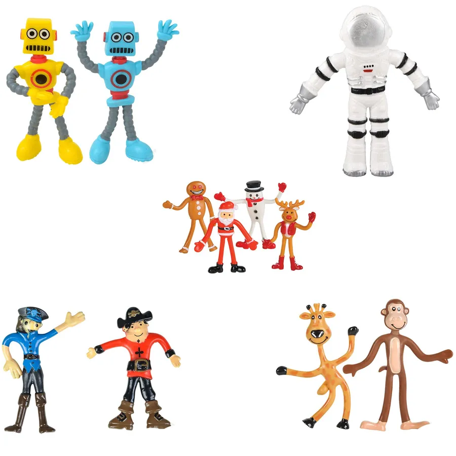 Assorted Bendable Figures Fidget Kids Toy — wholesale Fidgets & Sensory by the case