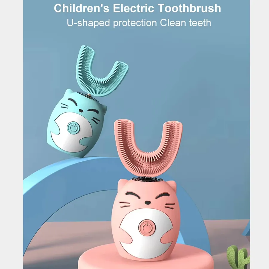 Electric U-Shaped Toothbrush for Kids - Assorted — wholesale More Wholesale Goods by the case