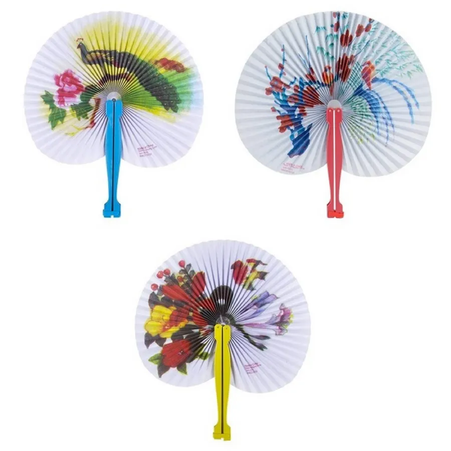 Wholesale Plastic Handle Folding Fan — wholesale More Wholesale Goods by the case