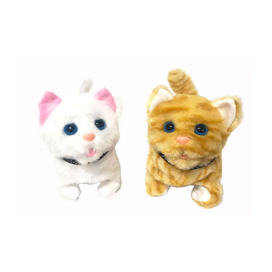 Battery Operated Soft Stocking Stuffer Cat Kids Toy — wholesale Pet by the case