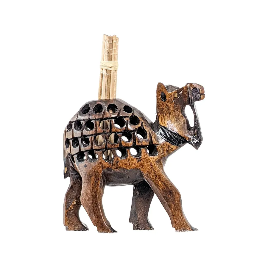 Wooden Camel Toothpick Holder Valentine In Bulk — wholesale Seasonal & Holiday by the case