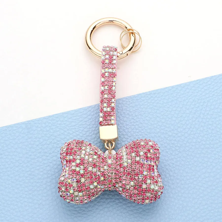 Charming Bling Bow Keychain For Girl's — wholesale Keychains & Charms by the case