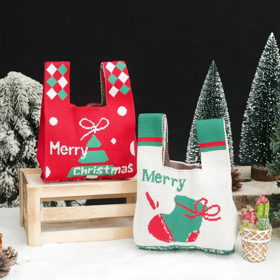 Canvas Christmas Gift Bag - Reusable Santa Claus Drawstring, Medium — wholesale Seasonal & Holiday by the case