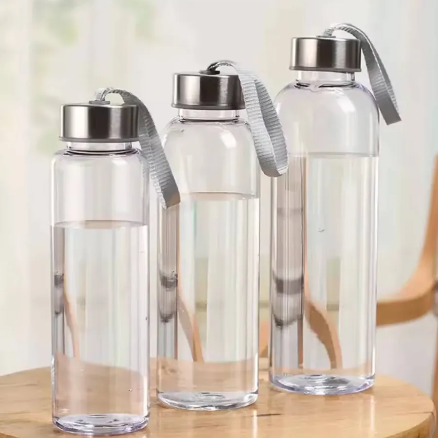 Clear Reusable Water Bottle - Minimalist BPA-Free Plastic, 24oz — wholesale Kitchen & Drinkware by the case
