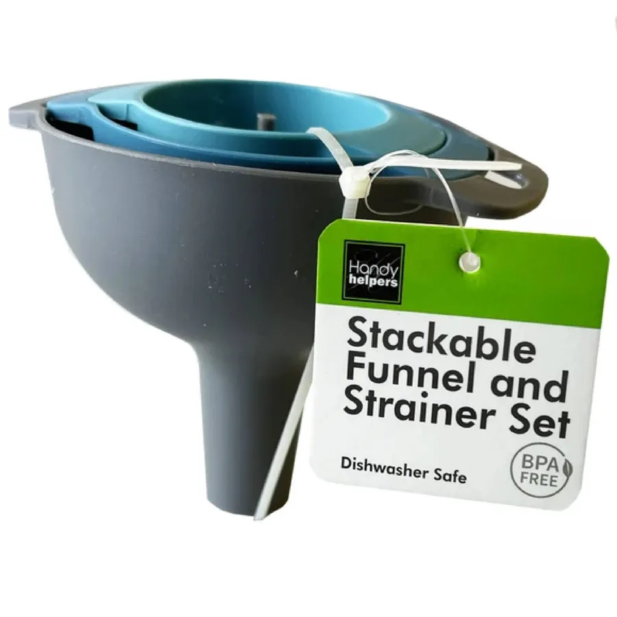 Funnel Strainer Set for Multiple UseHome Décor — wholesale More Wholesale Goods by the case