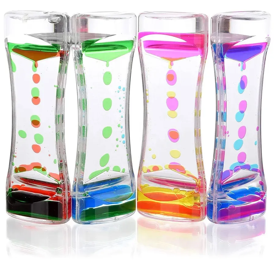 Liquid Motion Bubbler Timer Sensory Fidget Toy - Calming Visual Stress Reliever for Kids & Desks — wholesale Fidgets & Sensory by the case