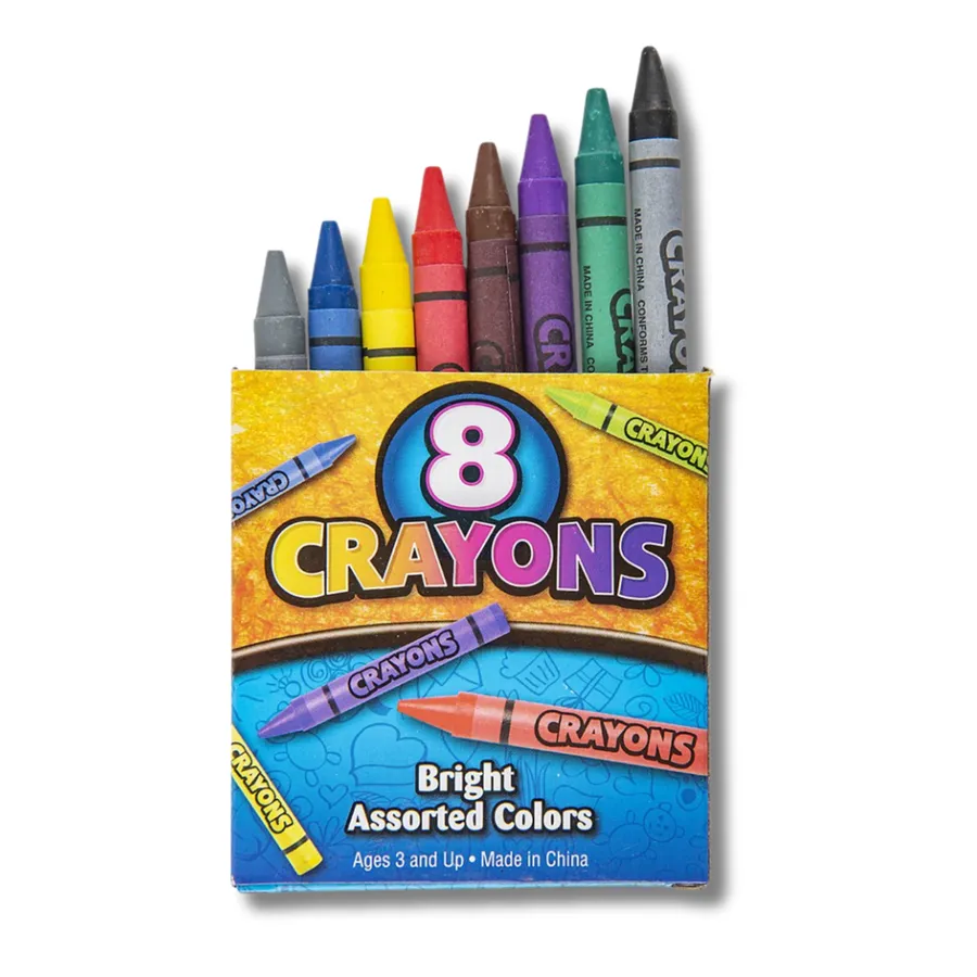 Colorful Crayons Colors Set For Kids - Assorted — wholesale More Wholesale Goods by the case