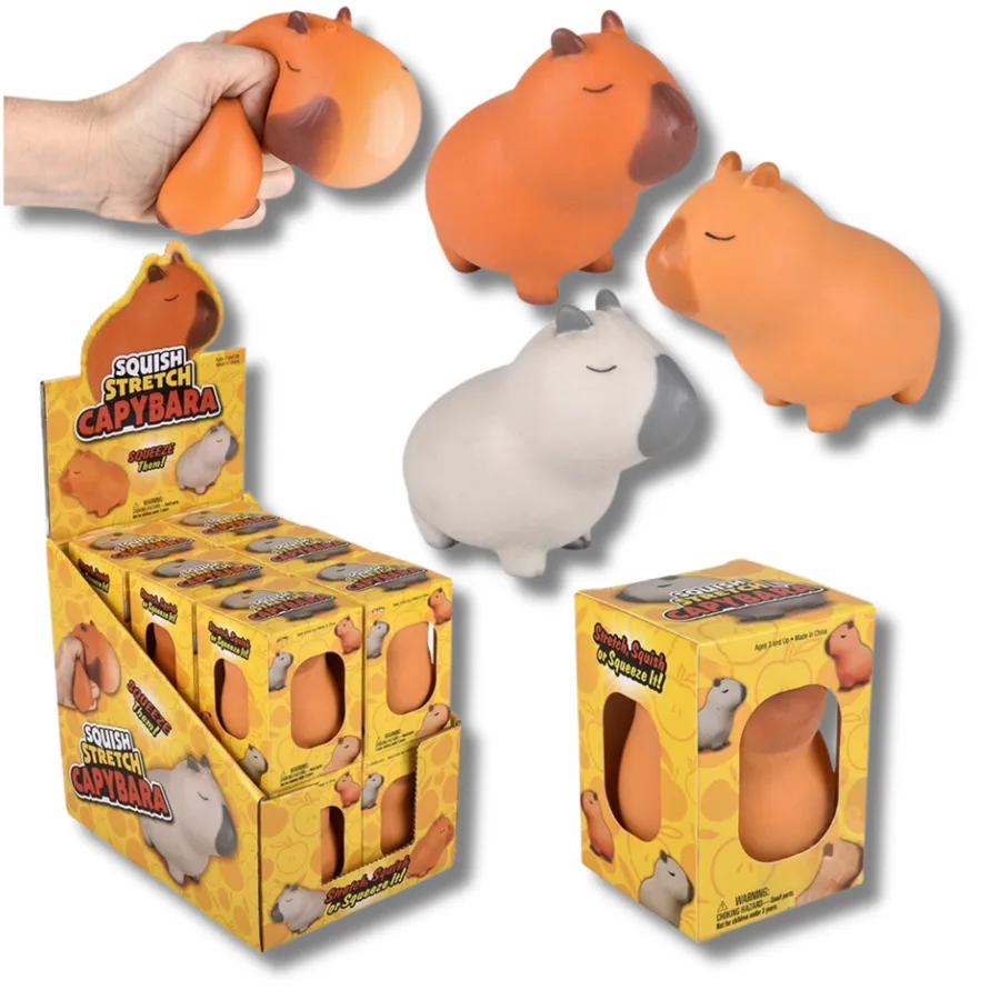 Capybara Squishy Stretch Fidget Toy – Sensory Bestseller — wholesale Fidgets & Sensory by the case