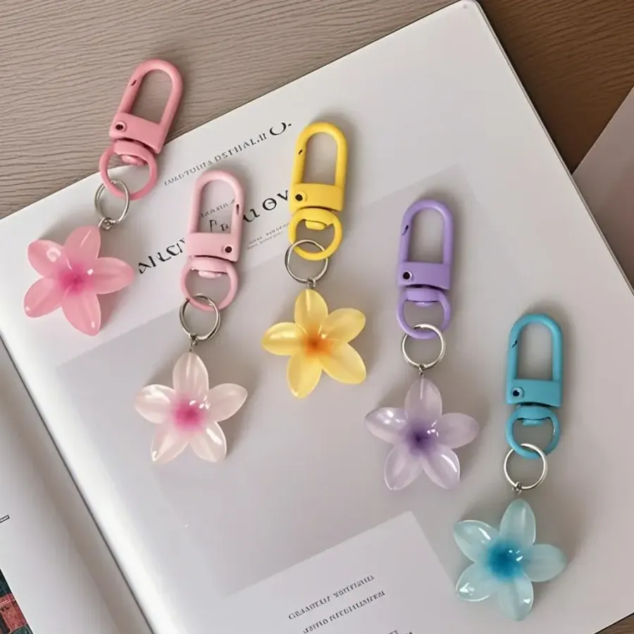 Easter Lovely Daisy Flower Keychain – Colorful Bag Charm — wholesale Keychains & Charms by the case