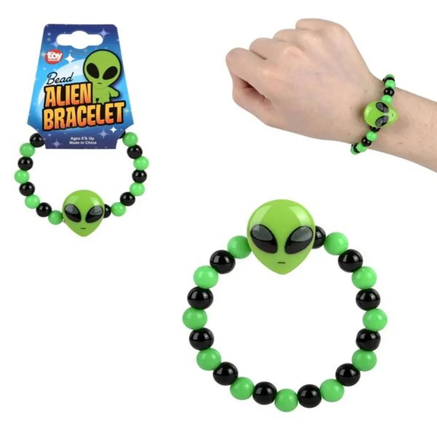 Alien Beaded Bracelet For Kids In Bulk — wholesale Apparel & Accessories by the case