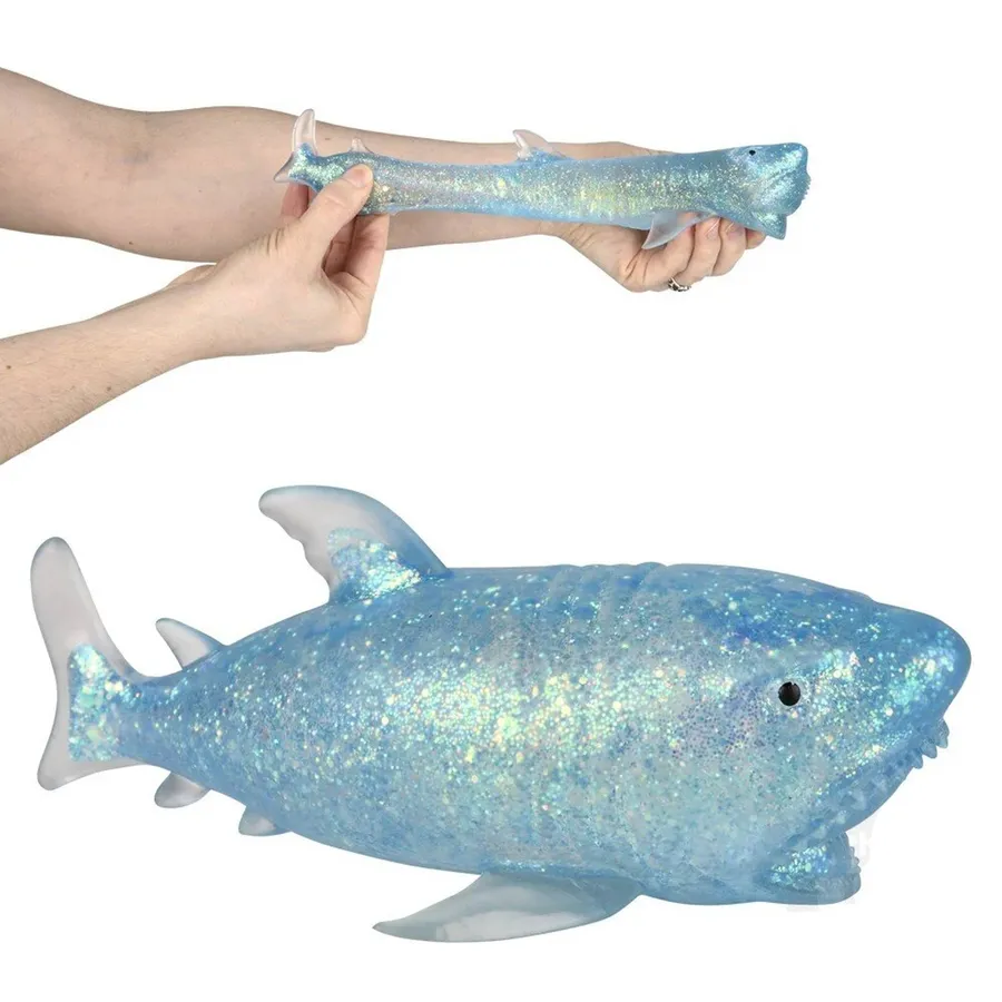Squishy Shark Squeezy Sugar Fidget Sensory Toy Stress Ball — wholesale Fidgets & Sensory by the case