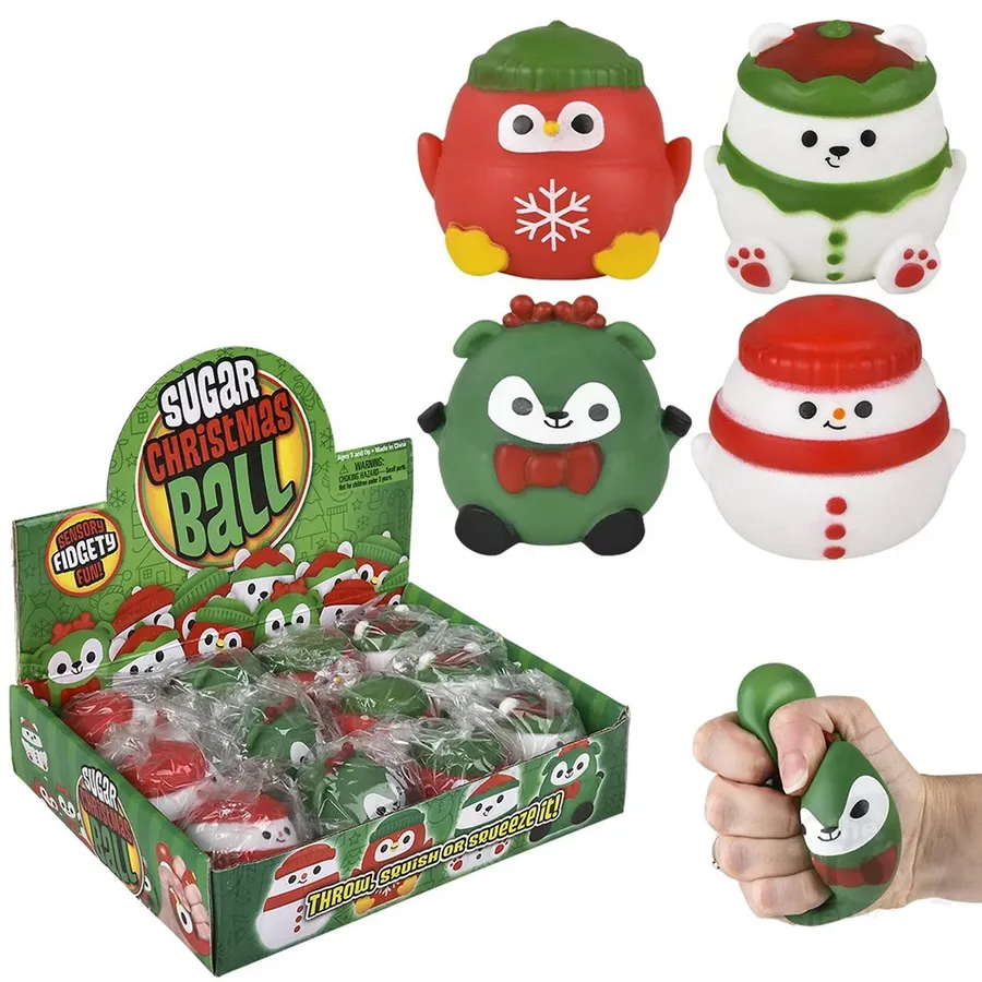Squishy Toys Animal Stress Ball - Kids Sensory Toy & Fidget (Assorted) — wholesale Fidgets & Sensory by the case
