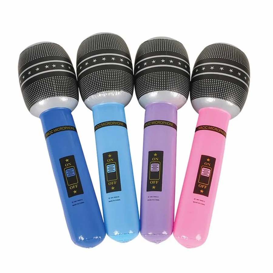 Microphone Inflate Kids Toy - Assorted — wholesale Tech & Gadgets by the case