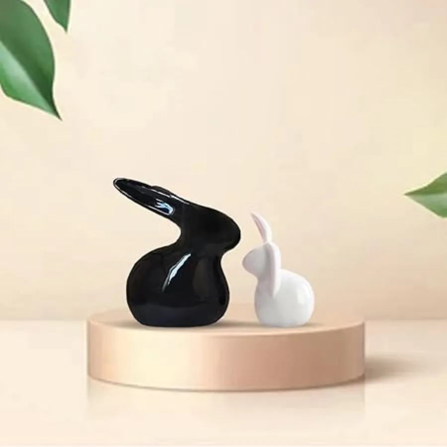 Handmade Ceramic Rabbit Figurines for Home Decore — wholesale Home & Décor by the case