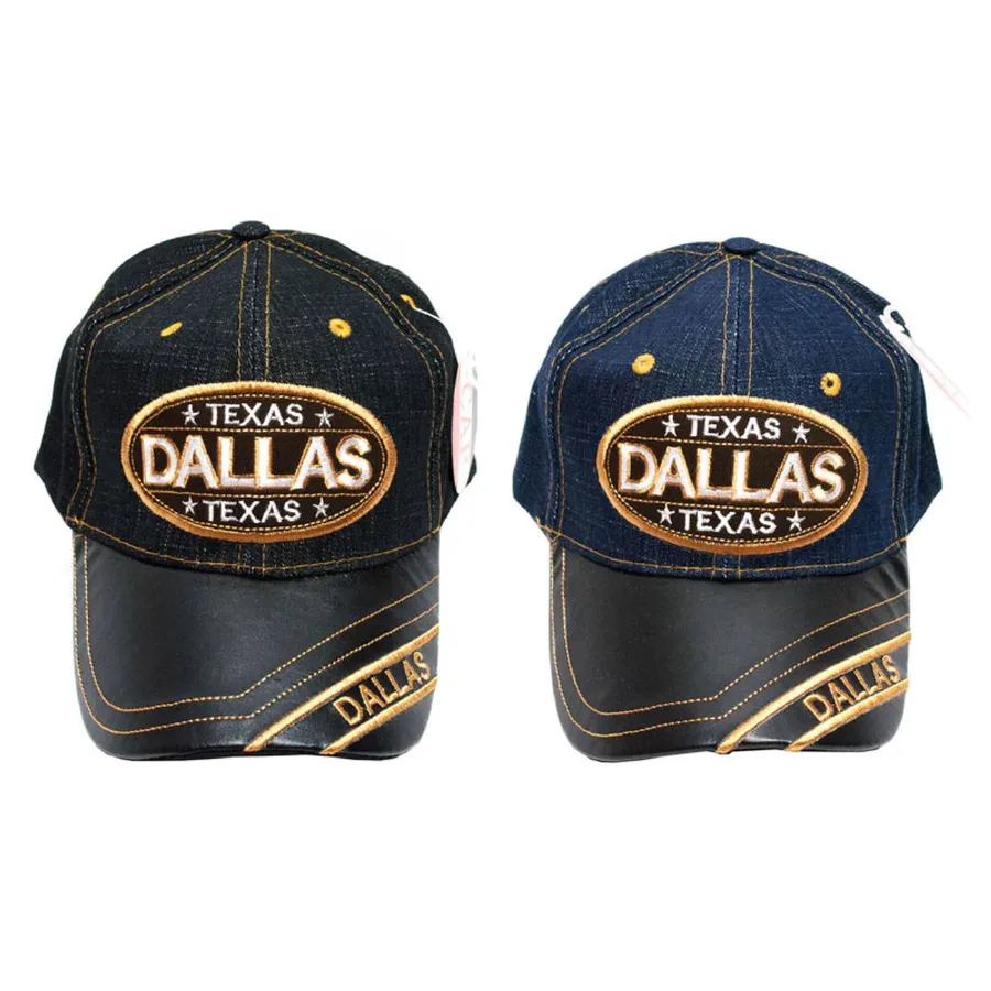 Dallas Texas" Jeans Casual Baseball Caps — wholesale Apparel & Accessories by the case