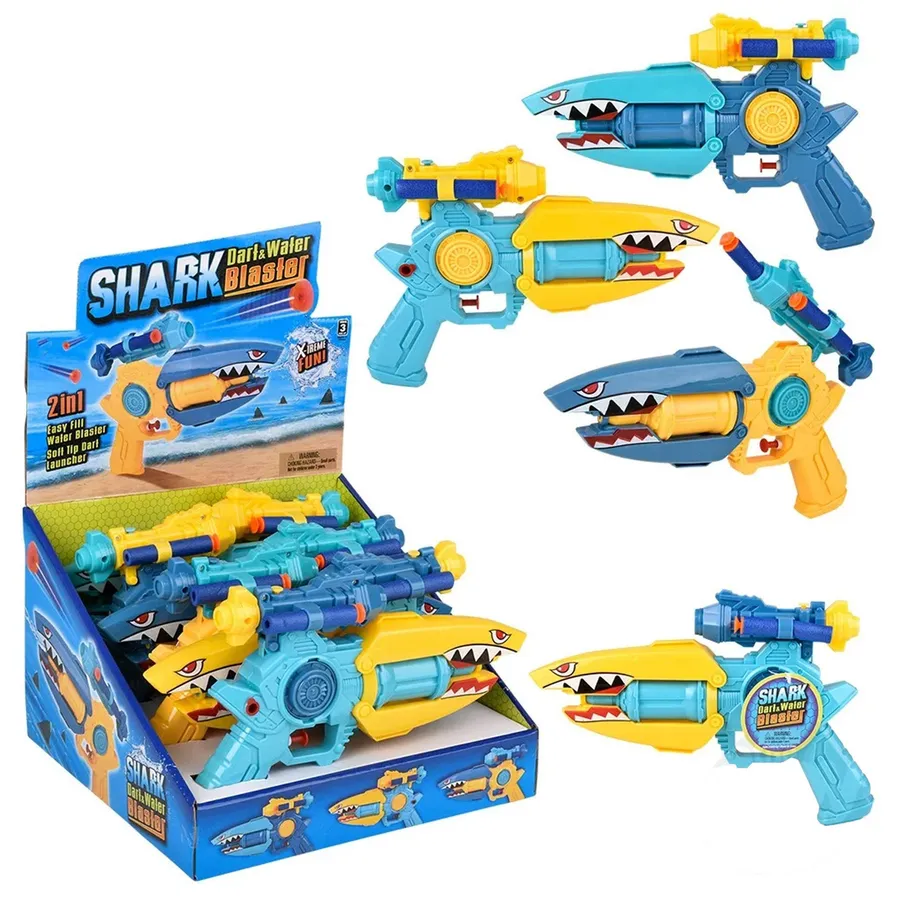 Shark Water Gun Soft Toy For Kids In Bulk — wholesale Toys & Games by the case