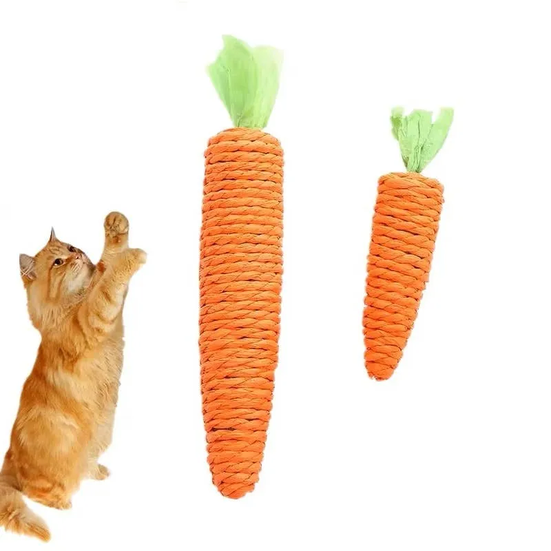 Eco Friendly Interactive Carrot Shape Pets Toys — wholesale Toys & Games by the case