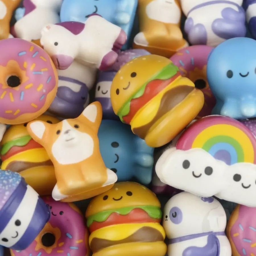 Mini Squishy Toys Assortment - 2-Inch Sensory Fidget and Stress Ball Squish — wholesale Fidgets & Sensory by the case