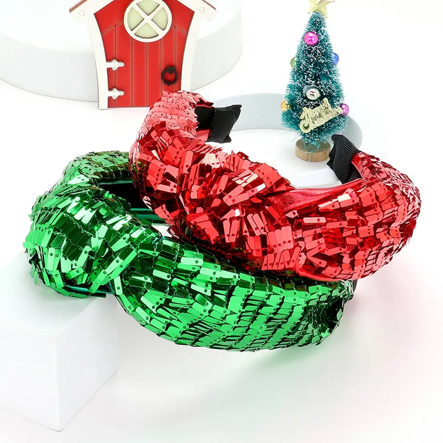 Fashionable Knot Headband For Christmas - Assorted — wholesale Seasonal & Holiday by the case