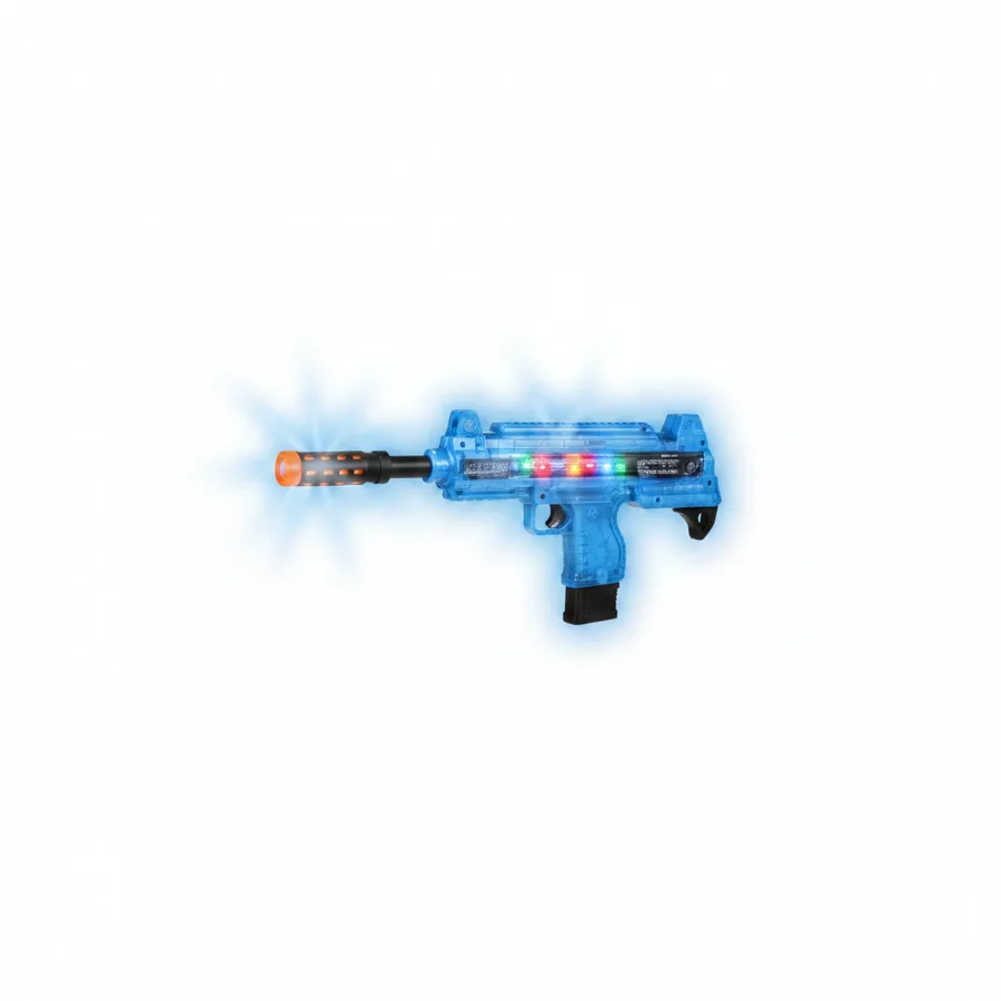 14-Inch Light-Up Toy Blaster with LED Lights and Sound Effects - Kids Action Pretend Play Gear — wholesale Toys & Games by the case