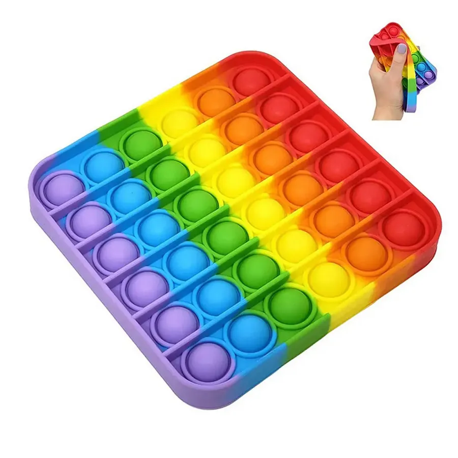 Valentine Square Push Pop It Fidget Kids Toy — wholesale Fidgets & Sensory by the case