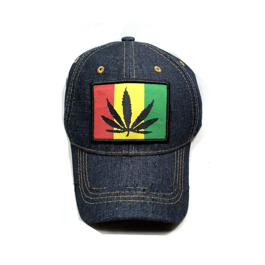 Casual Marijuana Denim Caps For Man - — wholesale Apparel & Accessories by the case