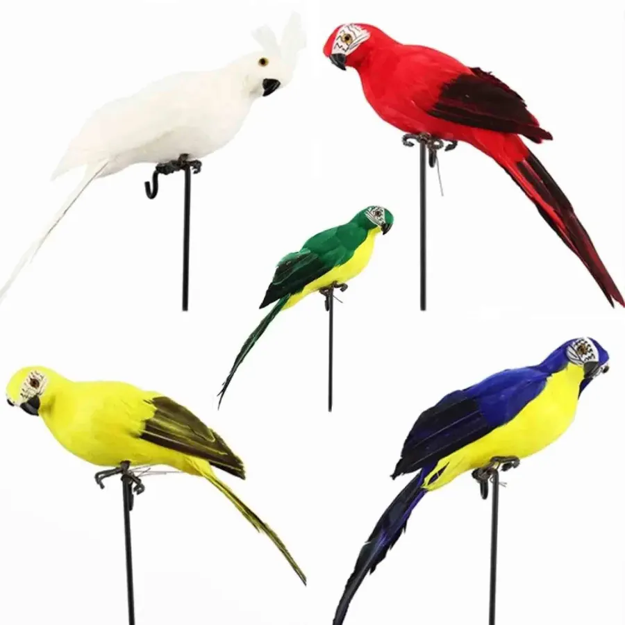 Feather Bird Figurine For Home & Garden Home Décor — wholesale Home & Décor by the case