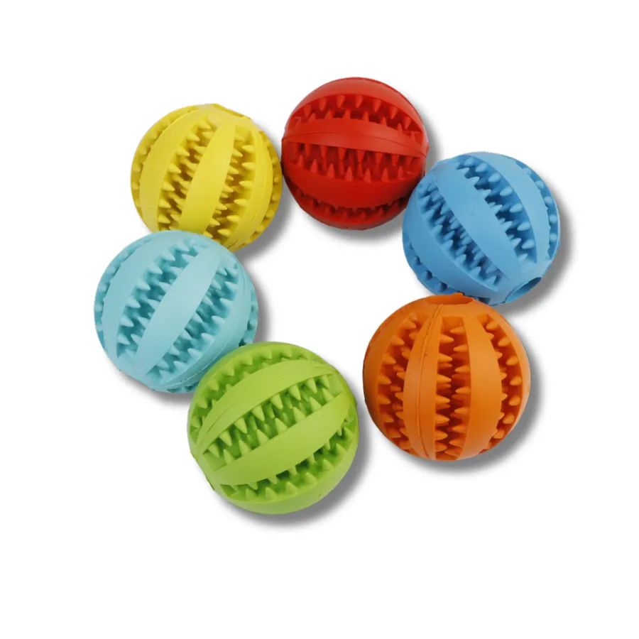 Dental Ball Dog Chew Toy- Assorted — wholesale Pet by the case