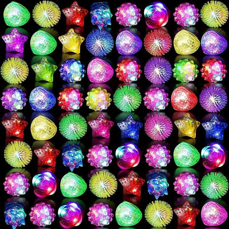 LED Light Up Rings Neon Party Favors Kids Toy in bulk — wholesale Party & Gifts by the case