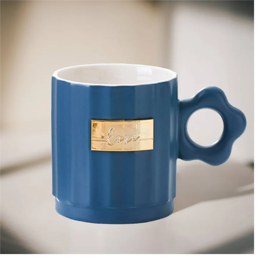 Love Message Colorful Ceramic Mug Cup Home Décor — wholesale Kitchen & Drinkware by the case