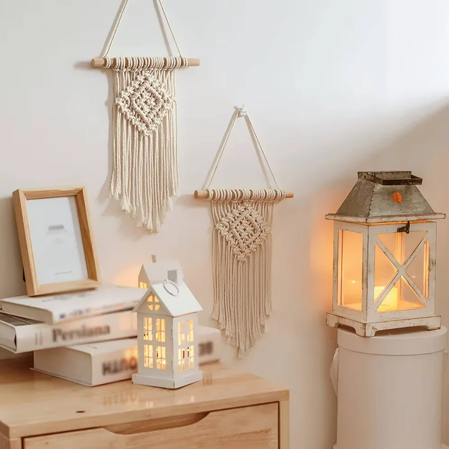 Hand Woven Macrame Wall Hanging Ornament For Home — wholesale Home & Décor by the case