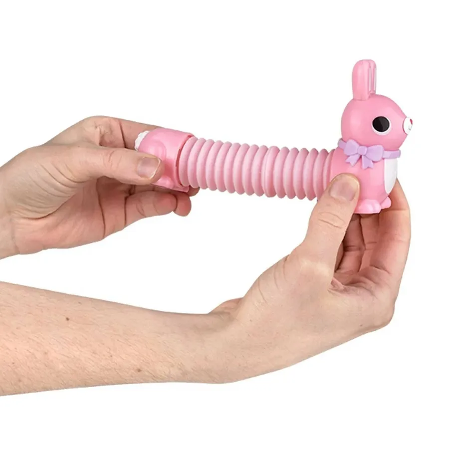 Bunny Fidget Pop Tube Kids Toys 7" — wholesale Fidgets & Sensory by the case