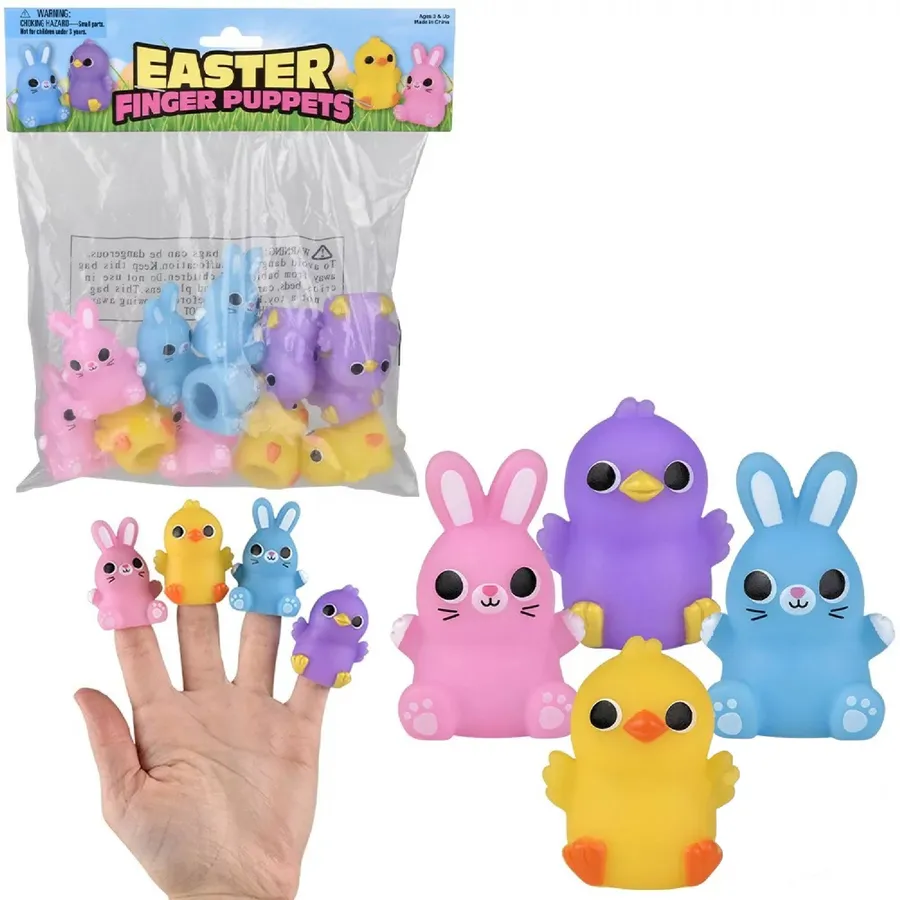 Finger Puppets Toy In Bulk - Assorted — wholesale Toys & Games by the case
