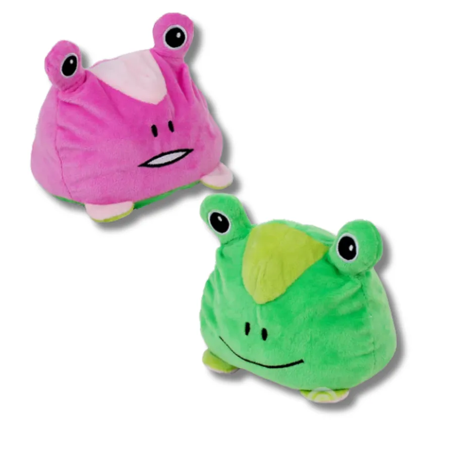 Plush Stuffed Reversible Frog Kids Toy - Assorted — wholesale Plush & Squishies by the case