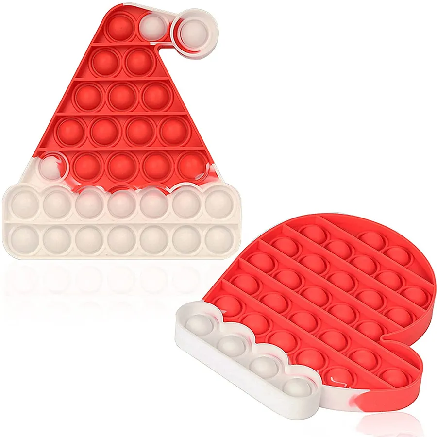 Santa Hat Pop It Fidget Toy — wholesale Fidgets & Sensory by the case